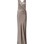 Abito lungo incrociato sulla schiena 797615 Y001W2783 SAINT LAURENT 