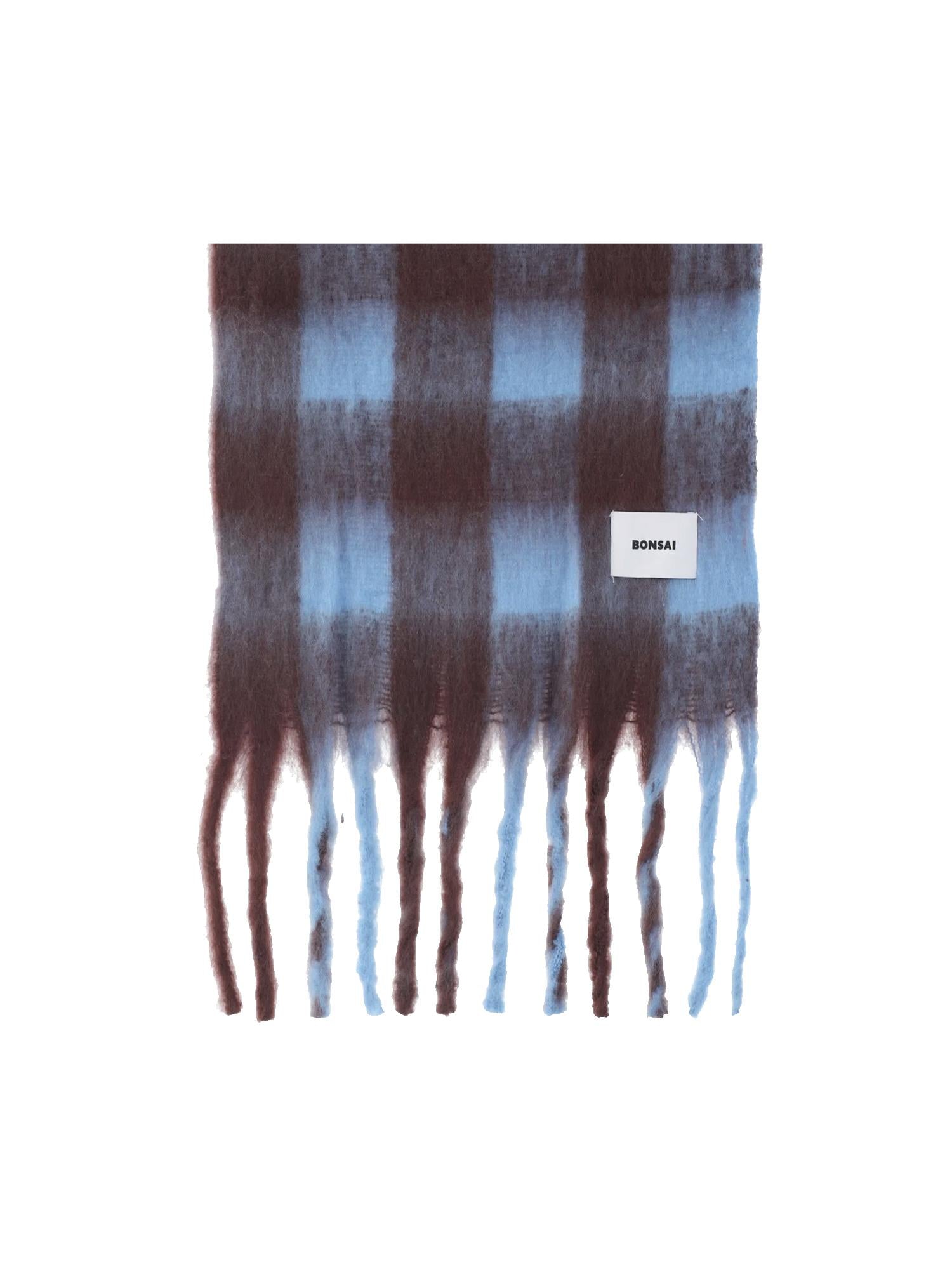 Sciarpa check con logo AC004V4 MUL BONSAI 