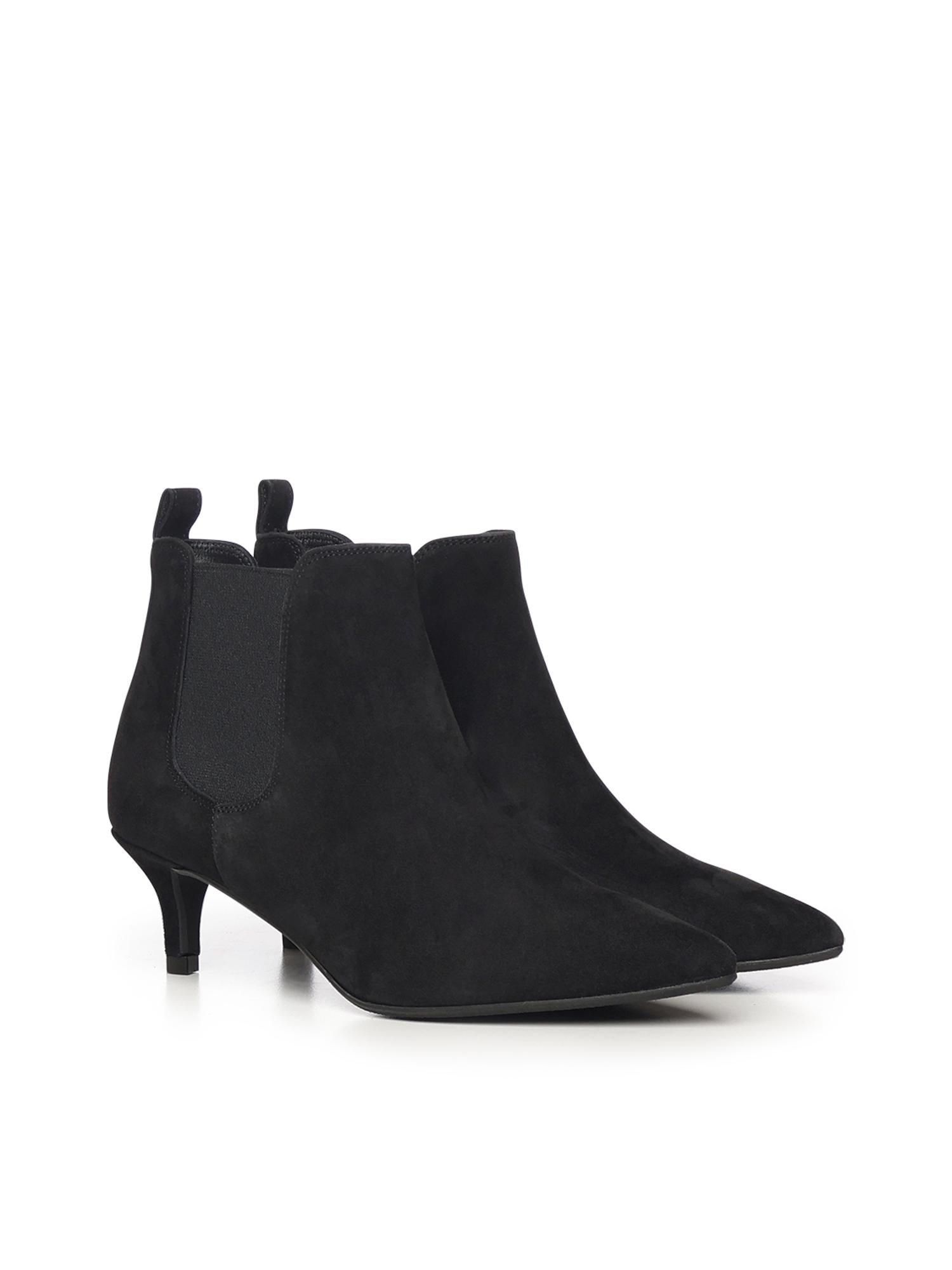 Stivaletti Deva Beat in pelle scamosciata A56099 NERO CARMENS 