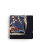 Foulard in seta con stampa<BR/> 310234 790768002 FERRAGAMO 