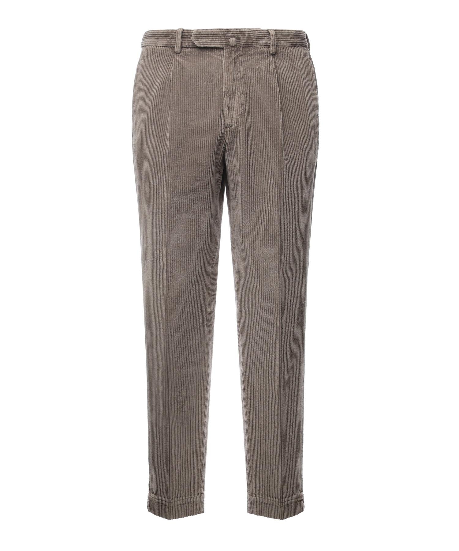 Pantalone sartoriale in velluto DS3421 51 SANTANIELLO 