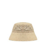 Bob Anagram in rafia e pelle di vitello<BR/> K820HB1XD0 2123 LOEWE 