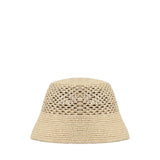 Bob Anagram in rafia e pelle di vitello<BR/> K820HB1XD0 2123 LOEWE 