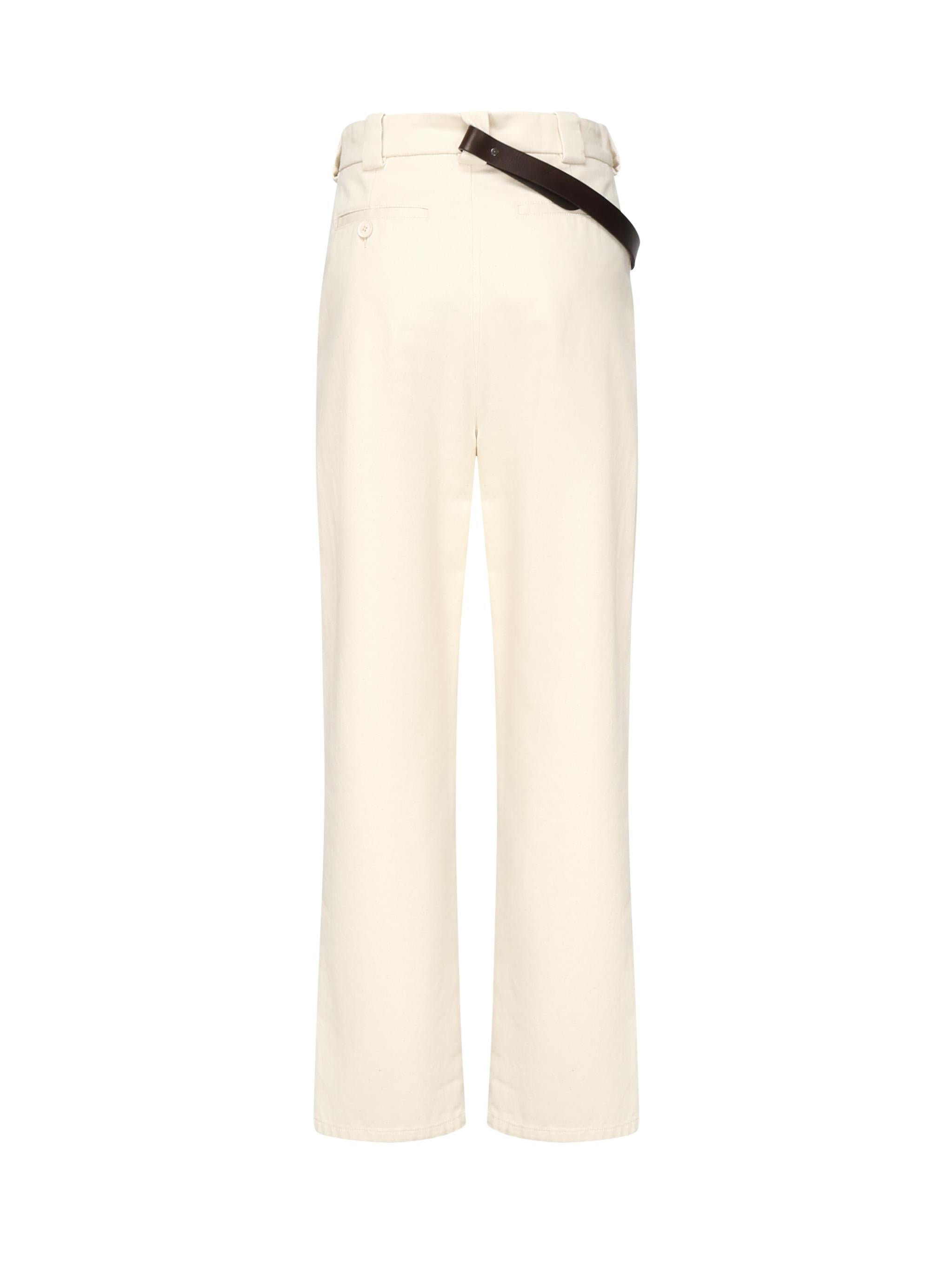 Pantaloni incrociati con cintura 105071 A2JPC21 PINKO 