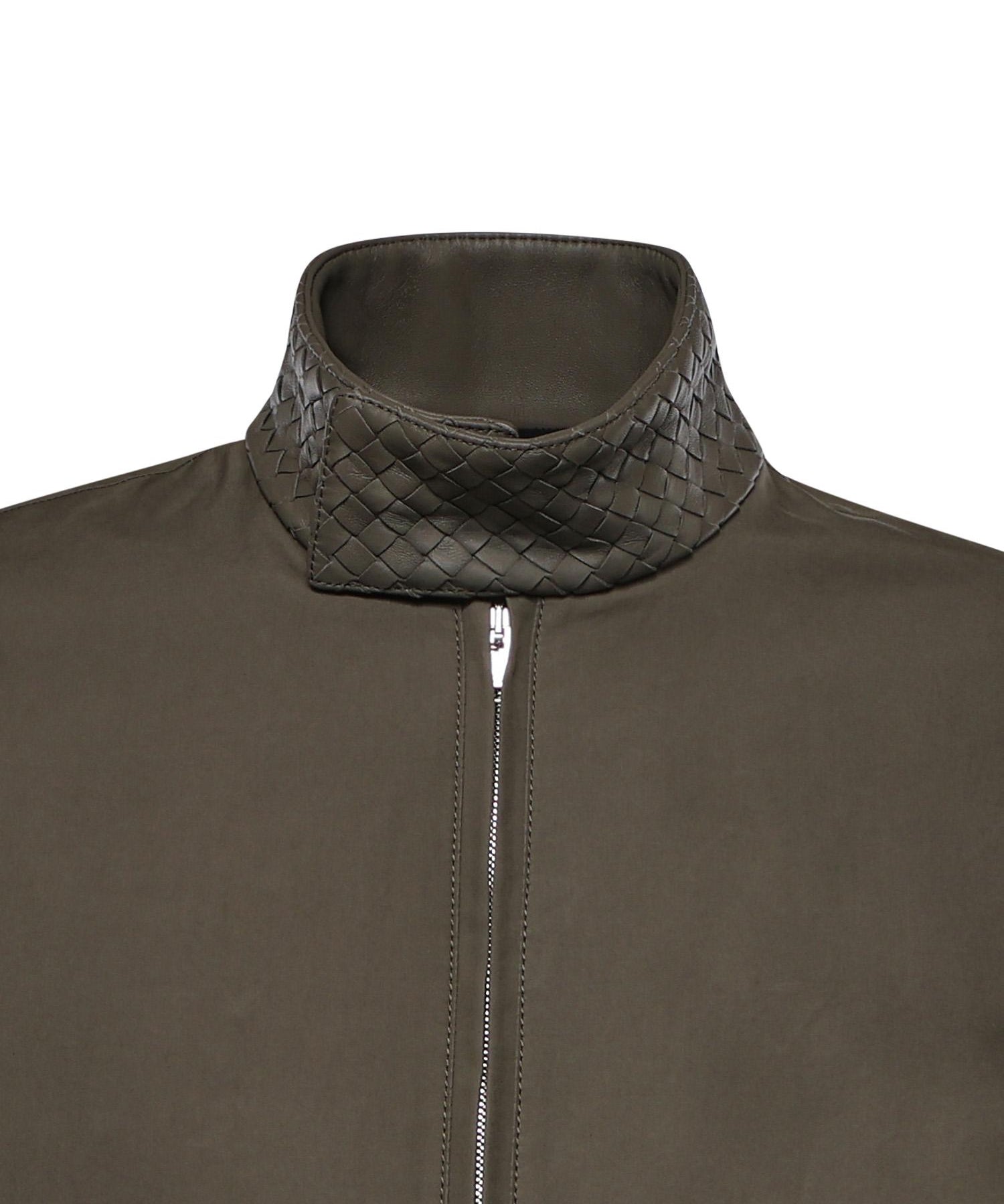 Giacca Harrington in cotone compatto 852530 V6D103976 BOTTEGA VENETA 