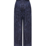 Pantaloni Velvet super loose PT016V2 NVY BONSAI 