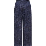 Pantaloni Velvet super loose PT016V2 NVY BONSAI 