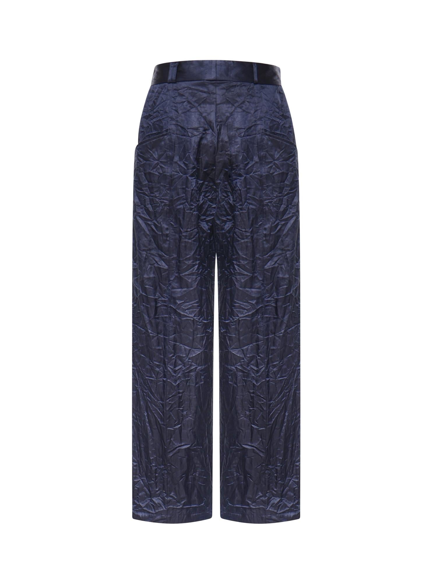 Pantaloni Velvet super loose PT016V2 NVY BONSAI 