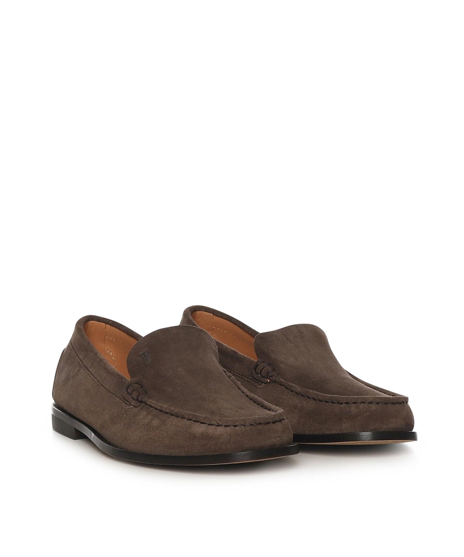 Mocassini in pelle scamosciata XXW03M0KB40DGP ZZZA TOD'S 