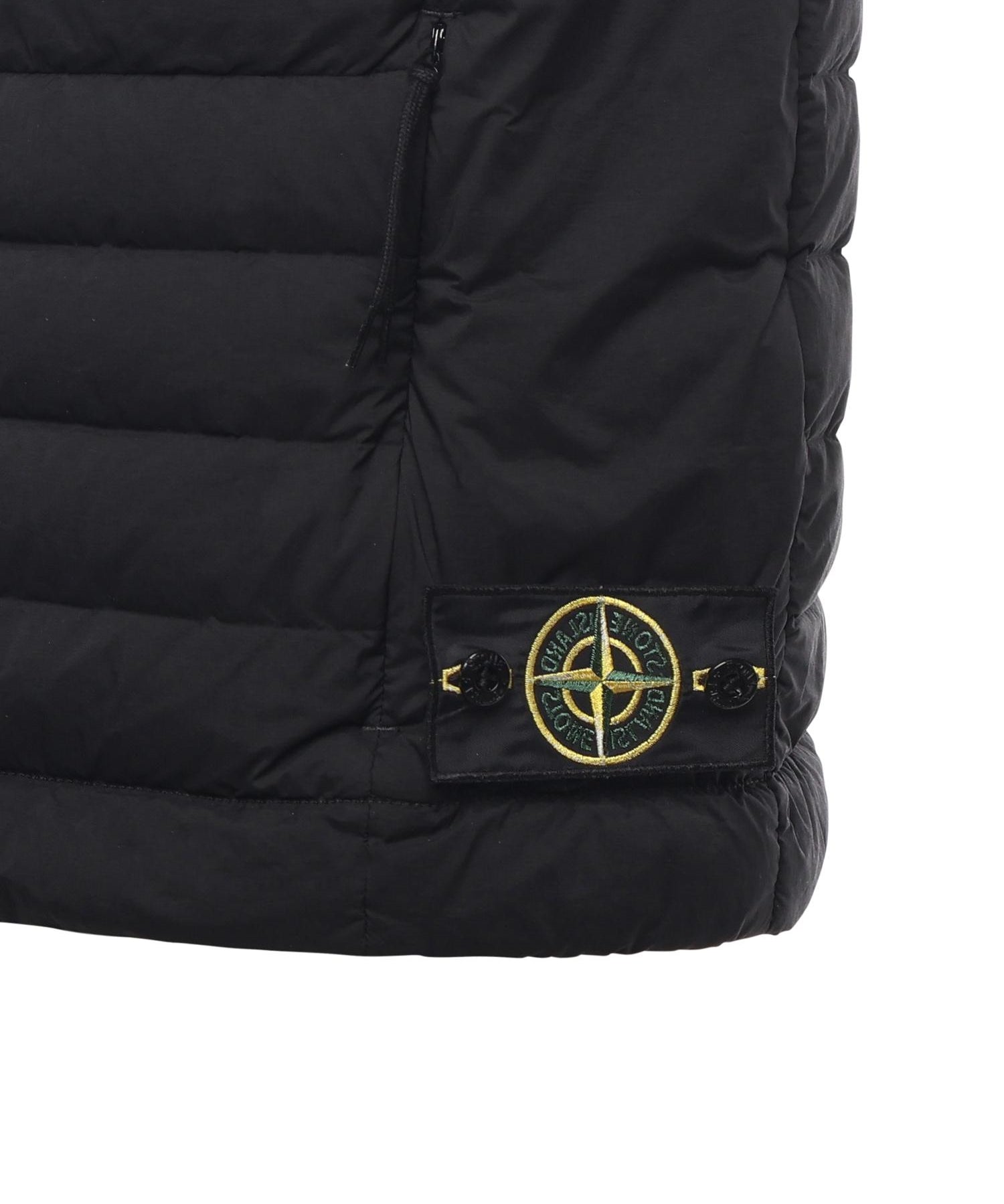Gilet in piuma in nylon con logo K2S15G100004 S0183V0029 STONE ISLAND 