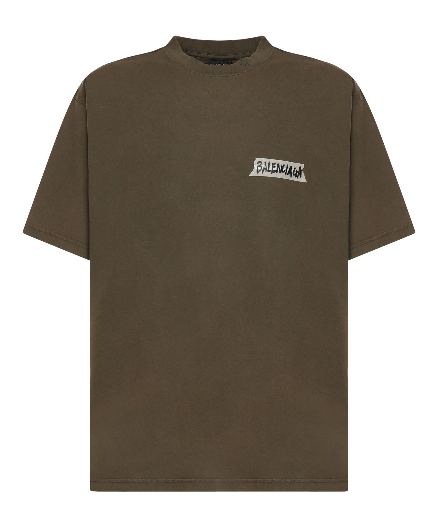 T-Shirt Masking Tape in jersey 764235 TTVL62840 BALENCIAGA 