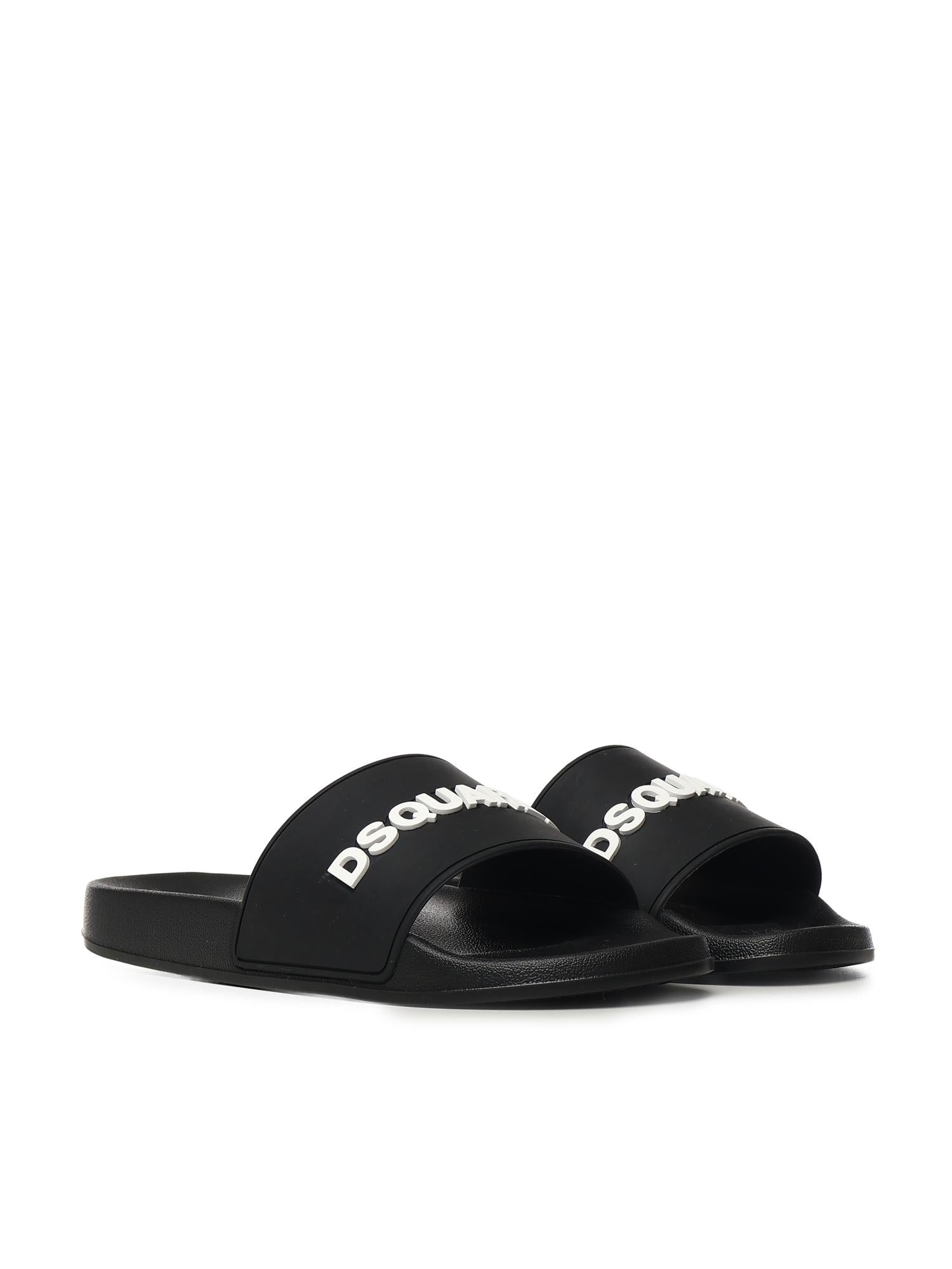 Slides con logo FSM0085 2124 DSQUARED2 