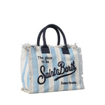 Borsa Vanity regular in canvas a righe VANI001 02629L MC2 SAINT BARTH 