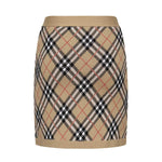 Minigonna in lana Check 8110604 C1309 BURBERRY 