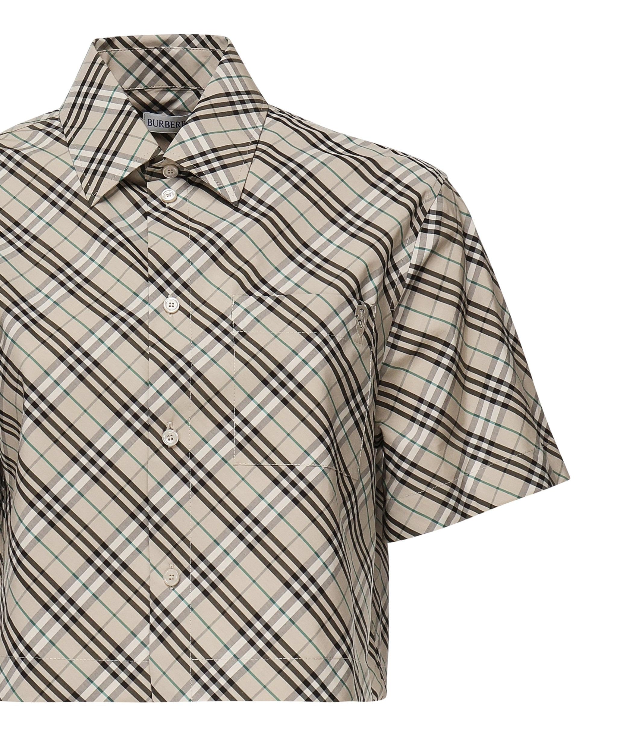 Camicia cropped Check 8101121 C1849 BURBERRY 