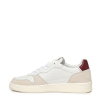 SNEAKERS COURT 2.0 BASIC IN PELLE E CAMOSCIO BEIGE M431 C2-BAWX D.A.T.E. 