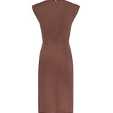 Abito longuette in lino 106521 A34IL78 PINKO 