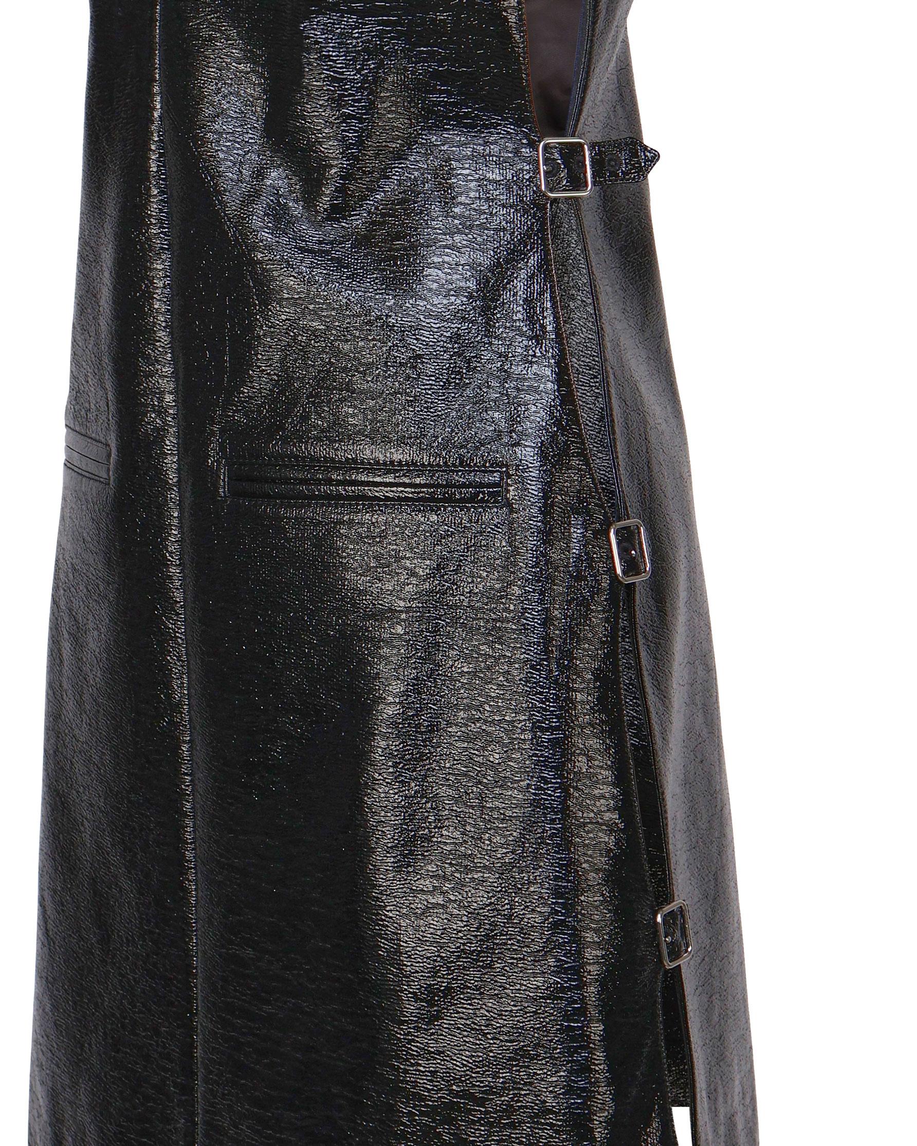 Mini dress glossy 324CRO451VY0015 9999 COURREGES 