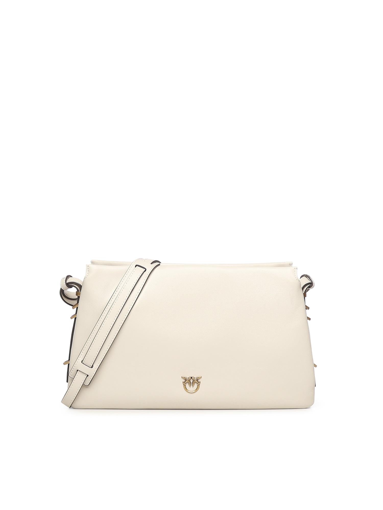 Borsa a tracolla One, Two, Three Bag in pelle 105161 A0QOZ14Q PINKO 