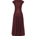 Abito midi in lana vergine AA9R2861K162C 337 ALAIA 