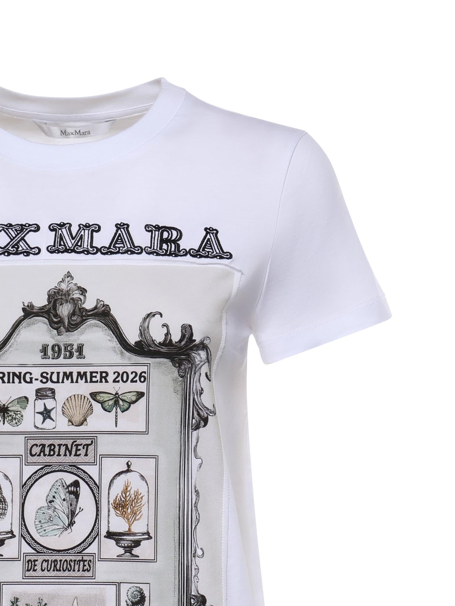 T-shirt in jersey di cotone 2611941062600 020 MAX MARA 