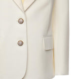 Blazer monopetto in cotone e lino 7B3CE465 8T1A03 VALENTINO GARAVANI 