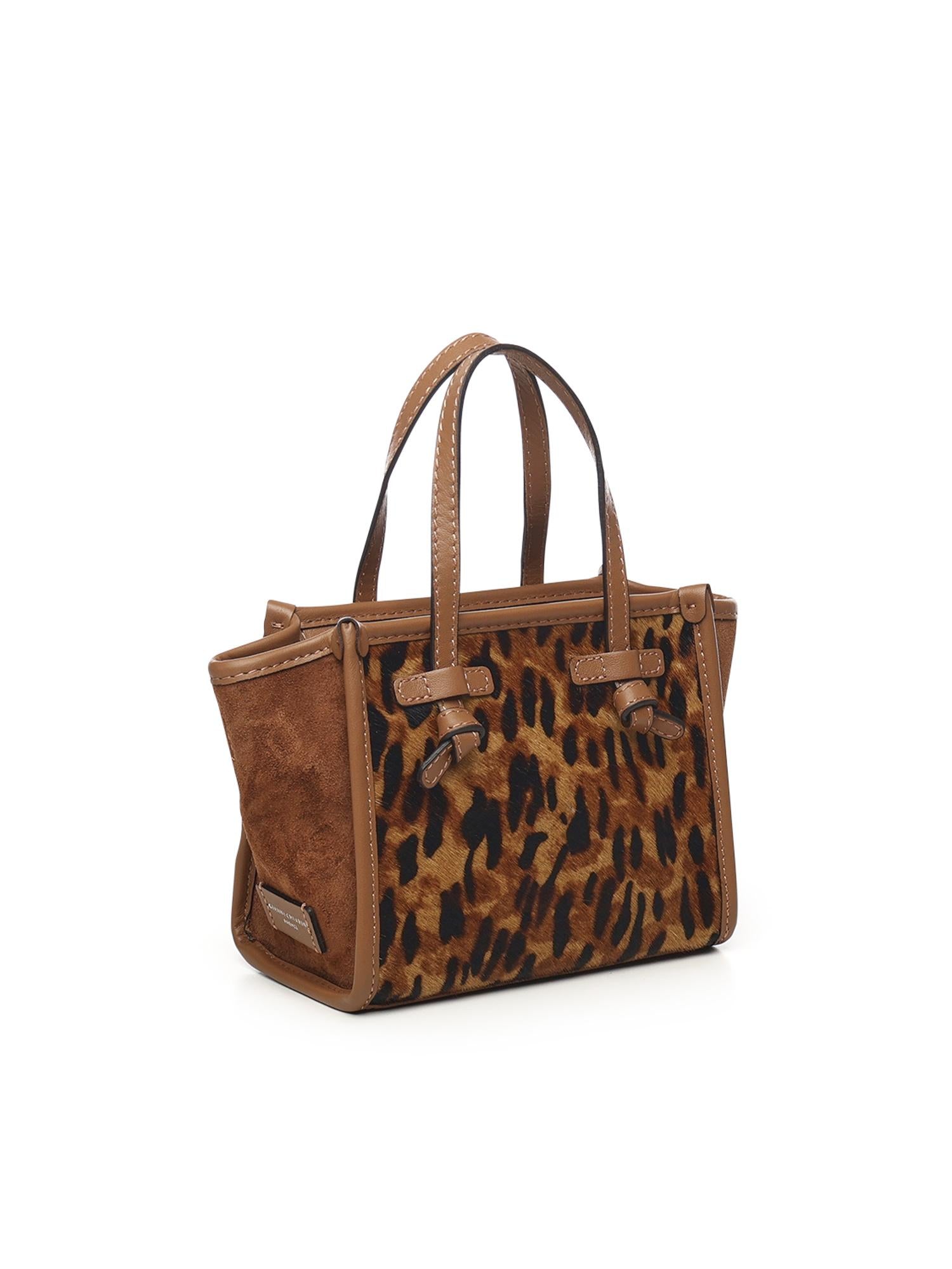 Mini bag Miss Marcella in pelle con stampa BS8065 064 GIANNI CHIARINI 