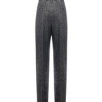 Pantaloni in lana rigata FTDC7T FRZANS8051 DOLCE & GABBANA 