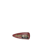 Fermaglio in pelle verniciata 5IF092 069F0D27 MIU MIU 