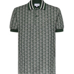 Polo in jacquard con monogramma DH1417 D1R LACOSTE 