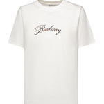 T-shirt in cotone con logo 8118971 B7078 BURBERRY 