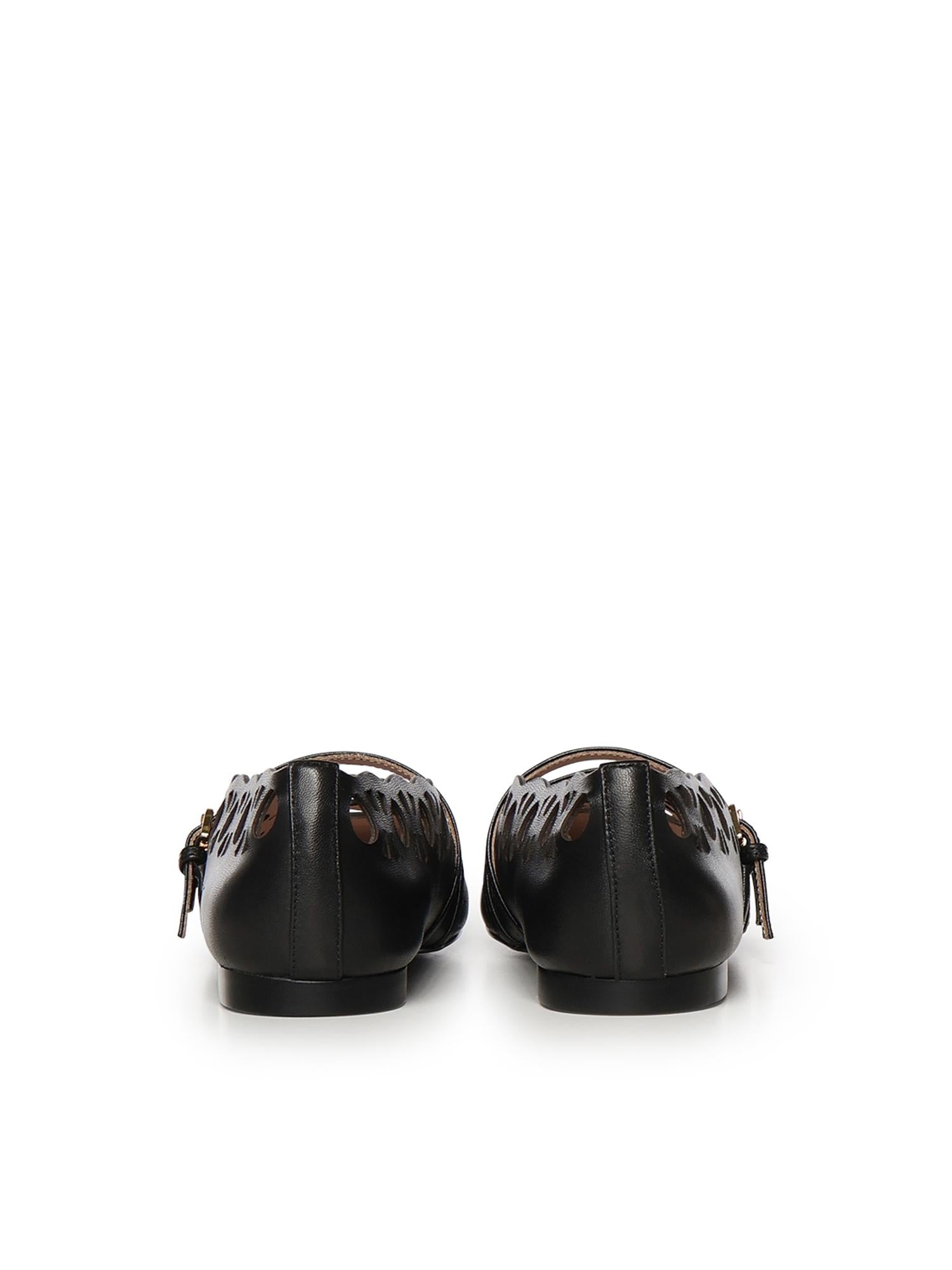 Ballerine Risako in pelle E4U6G190101 001 COCCINELLE 