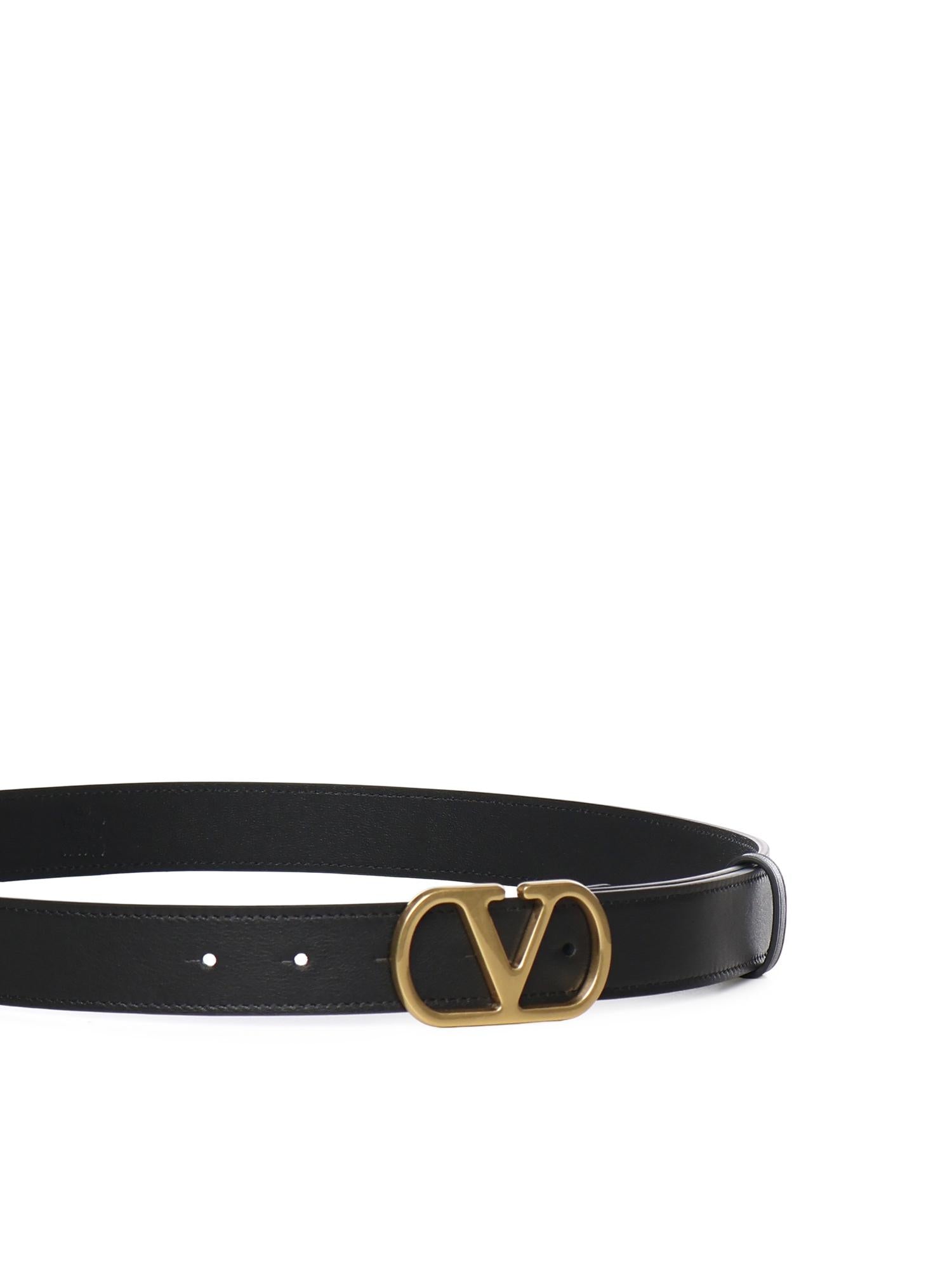 Cintura Vlogo Signature in vitello 8Y2T0SM3 1YR0NO VALENTINO GARAVANI 