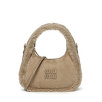 Borsa Wander in montone 5BC125 2IDKF0036 MIU MIU 