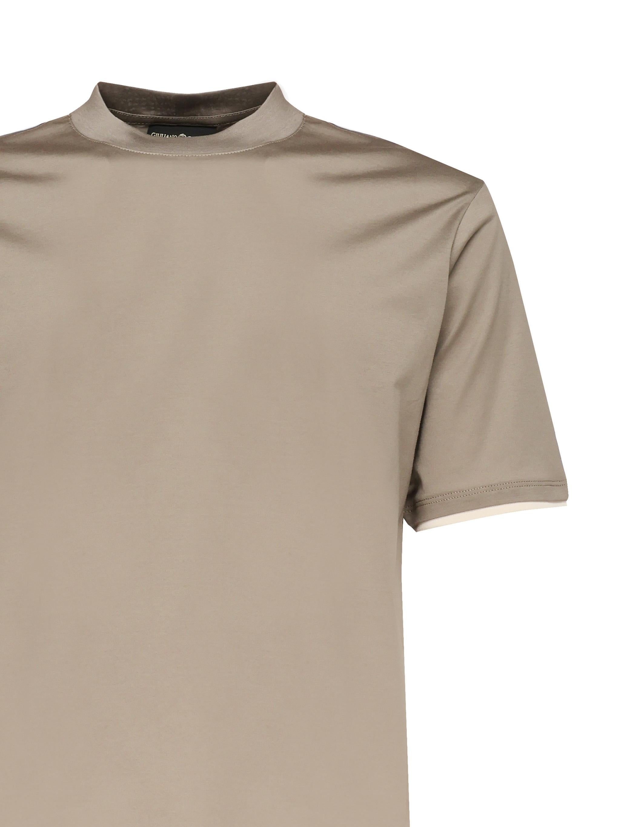 T-shirt in puro cotone PUMA -FANGO/NUDE GIULIANO GALIANO 