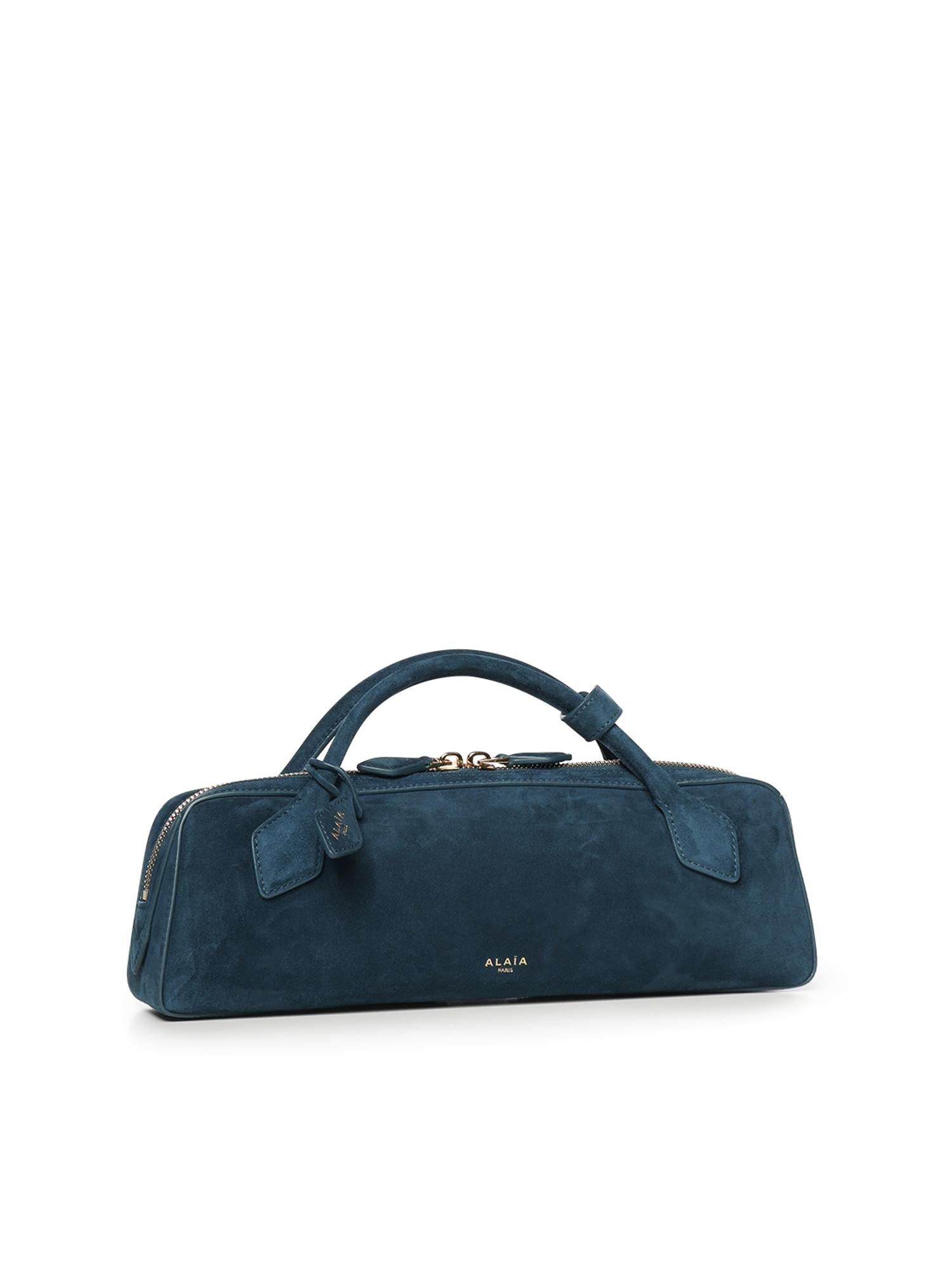 Pochette Le Teckel in pelle scamosciata AA1S06026CA328 A53 ALAIA 