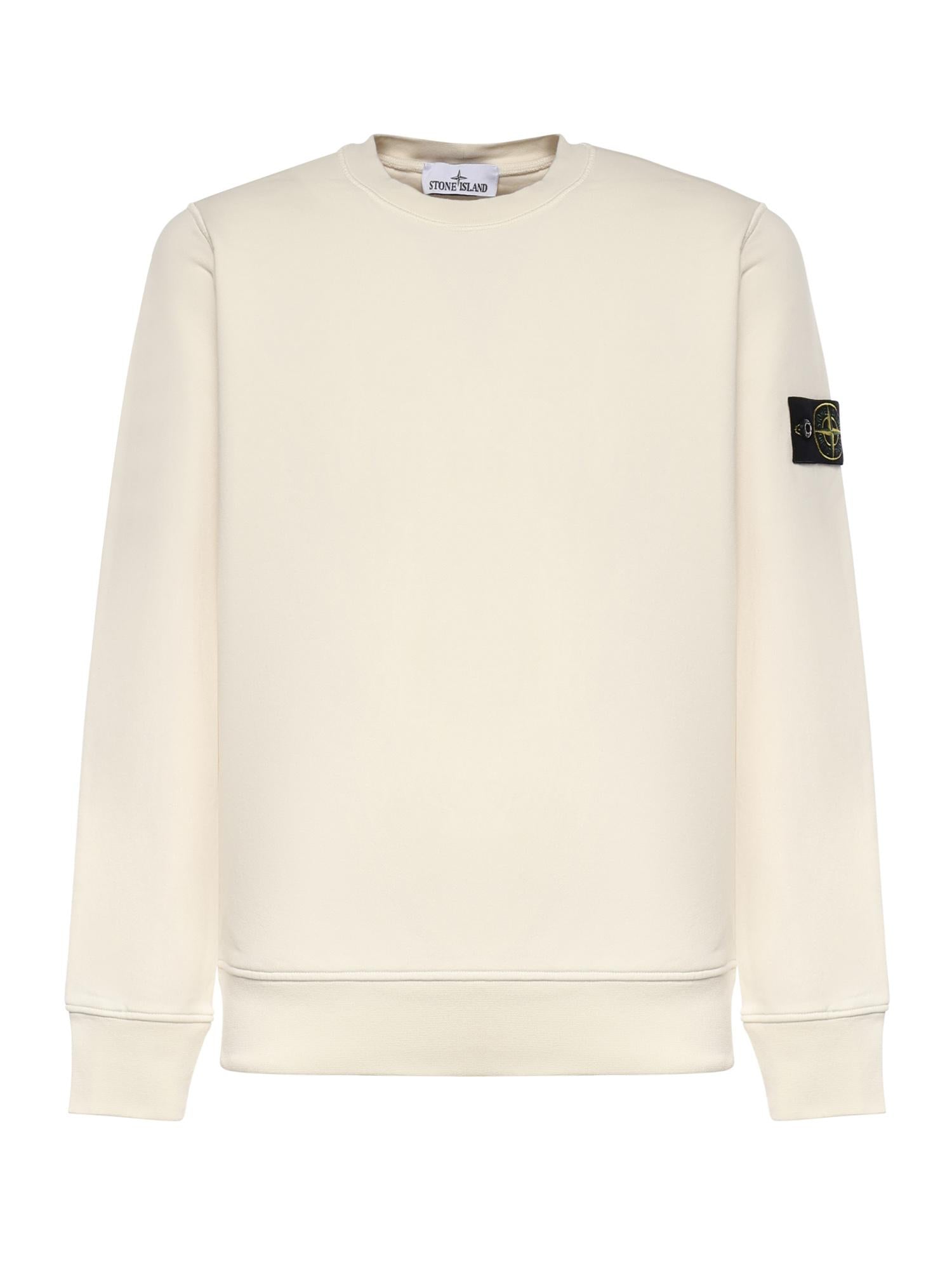 Felpa in cotone con logo L1S156100060 S0051V0093 STONE ISLAND 