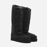 Stivali Eskimo 40 rhinestones logo MUFW101052B CBKG MOU 