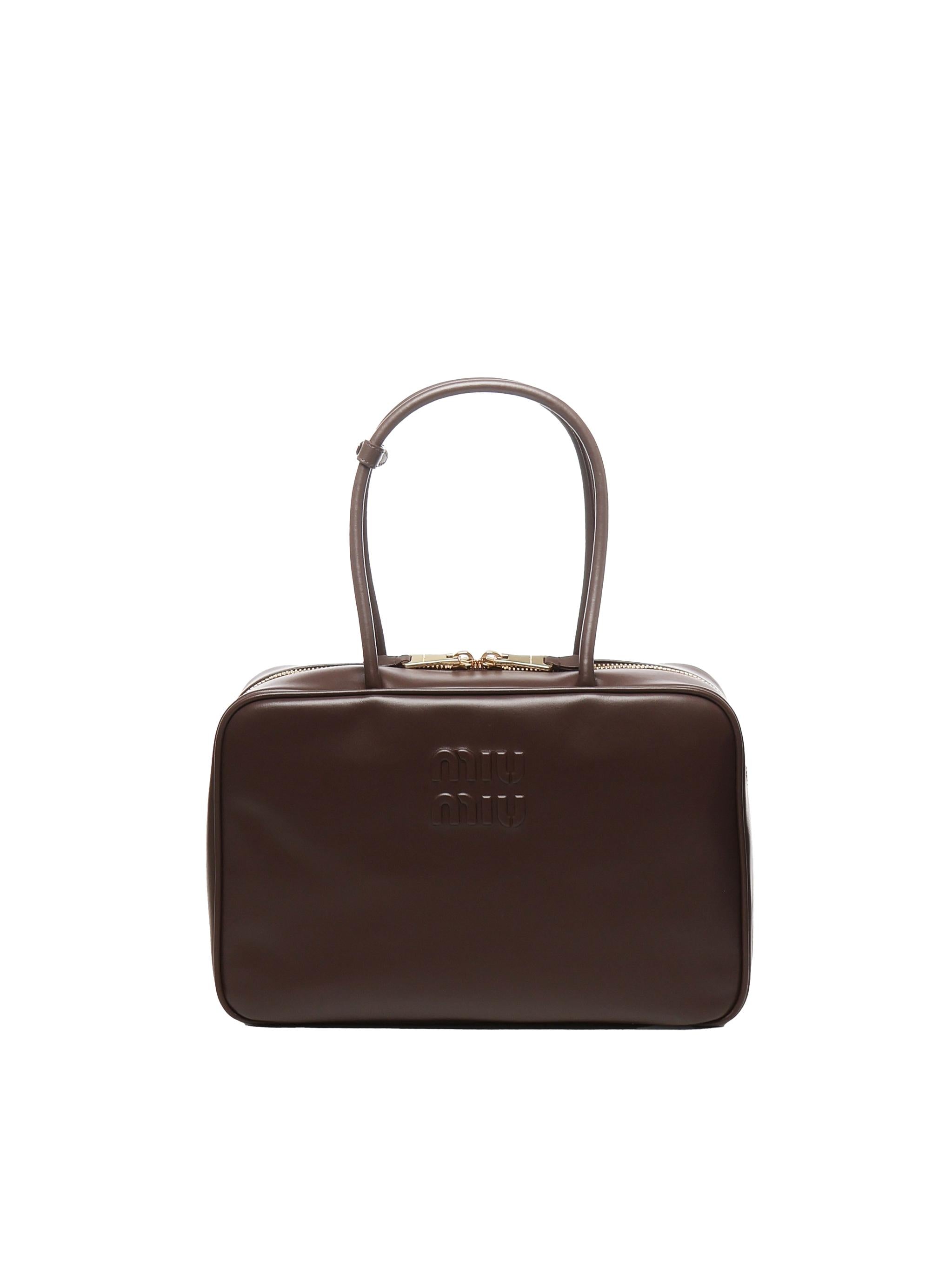 Borsa Beau in pelle 5BB117 2CRWF0NBL MIU MIU 