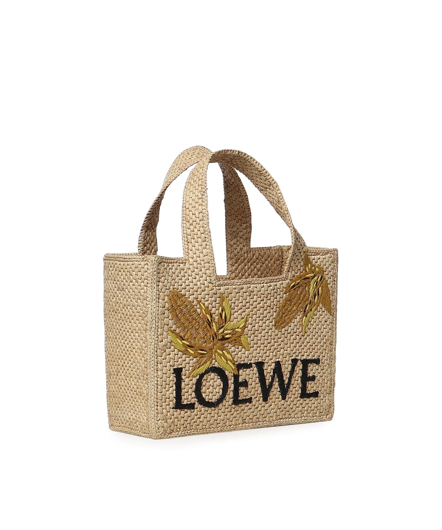 Borsa tote LOEWE Font piccola in rafia<BR/><BR/><BR/><BR/> ALF1B59X28 0151 LOEWE 