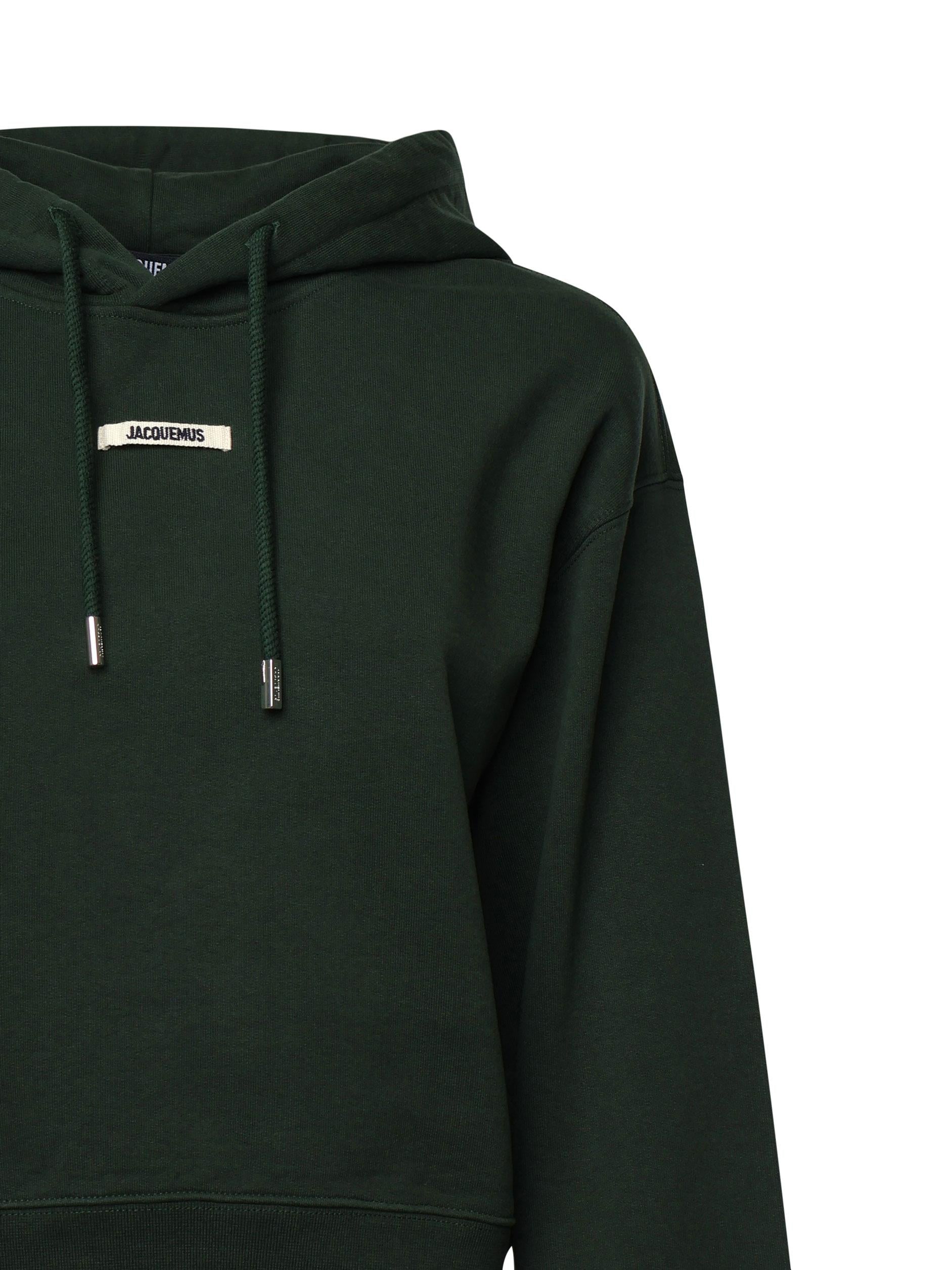 La felpa con cappuccio Gros Grain 241JS162 2341591 JACQUEMUS 