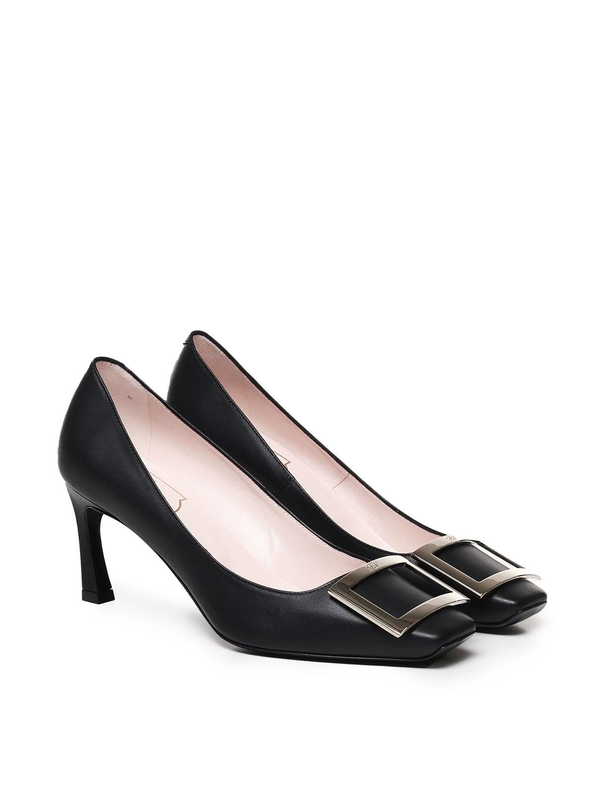 Décolletés Trompette in pelle<BR/> RVW40015280NK0 B999 ROGER VIVIER 