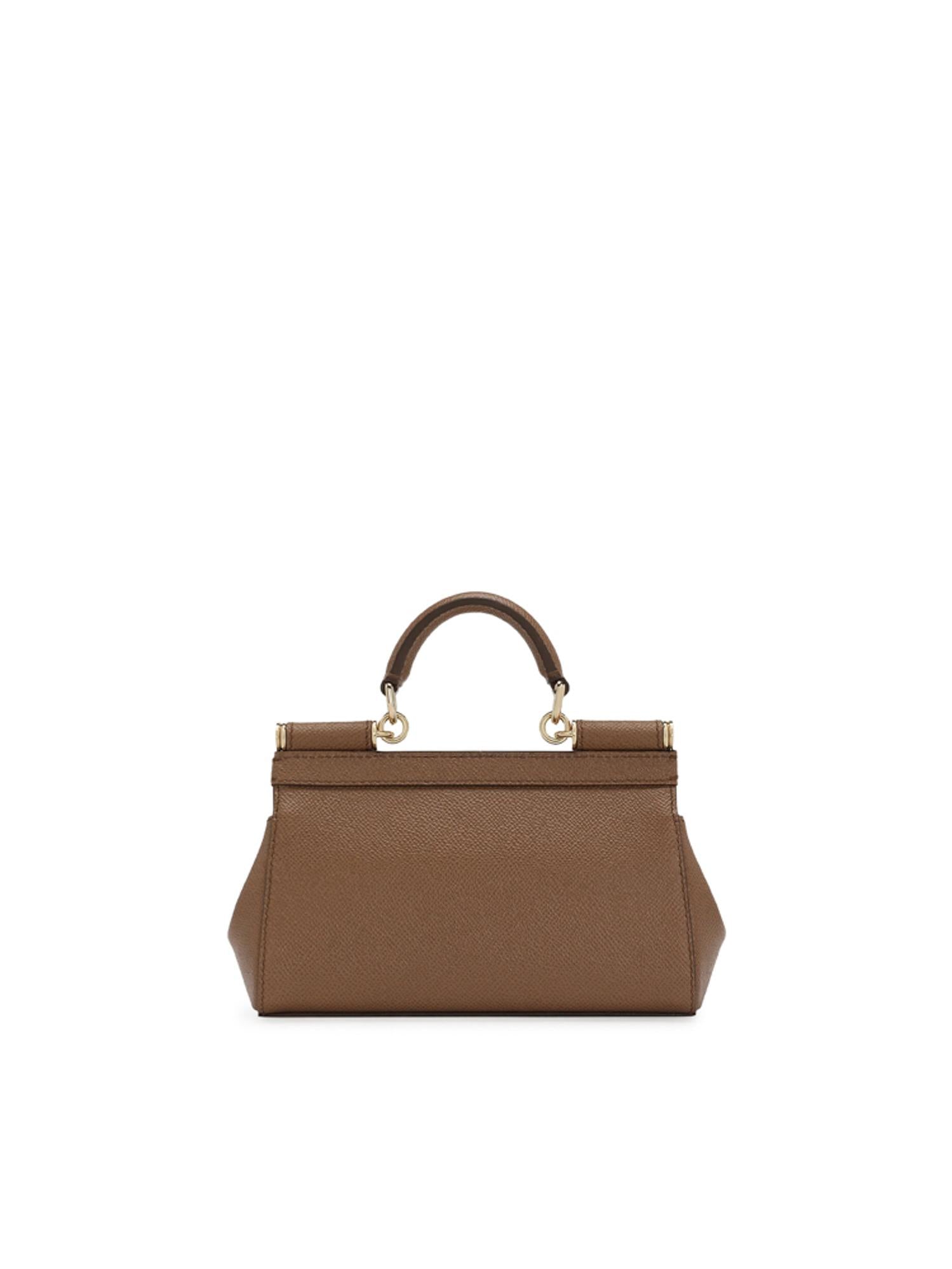 Borsa a mano Sicily mini in pelle di vitello Dauphine BB7116 B10018M417 DOLCE & GABBANA 