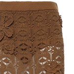 Gonna midi in crochet con fiori 106861 A3B8L25 PINKO 