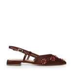 Slingback Kayla con applicazioni floreali 73SC9YL01RIC KAYLA SLINGBACKCIOCCOLATO V° 73 