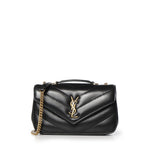 Borsa Loulou small in pelle di agnello trapuntata 801437 AAEAX1000 SAINT LAURENT 