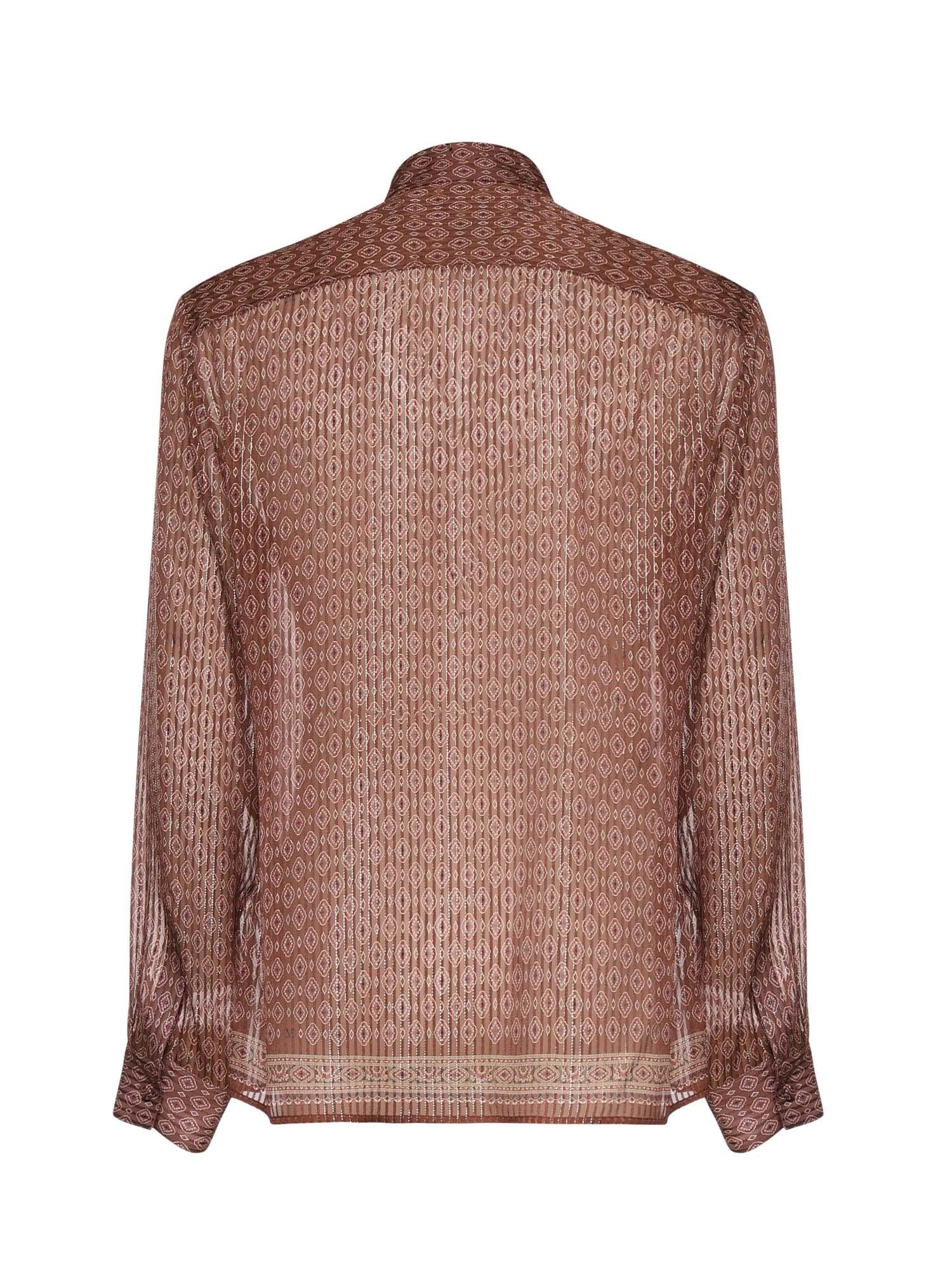 Camicia in seta con stampa 8V3ABS20 B9SC0N VALENTINO GARAVANI 