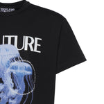 T-shirt in jersey di cotone con stampa 80GAHD07 CJ01Z899 VERSACE JEANS COUTURE 