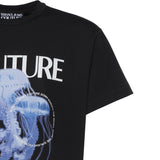 T-shirt in jersey di cotone con stampa 80GAHD07 CJ01Z899 VERSACE JEANS COUTURE 