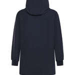 Parka con cappuccio e logo HE9440013 BLUE HESKIMO 